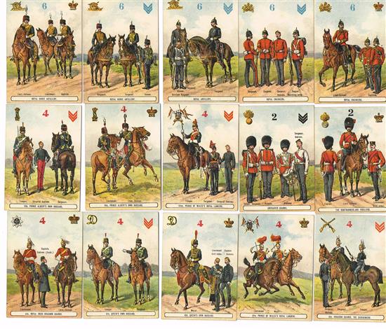 ON GUARD, A New Military Card Game by Jaques & Son. c1880.